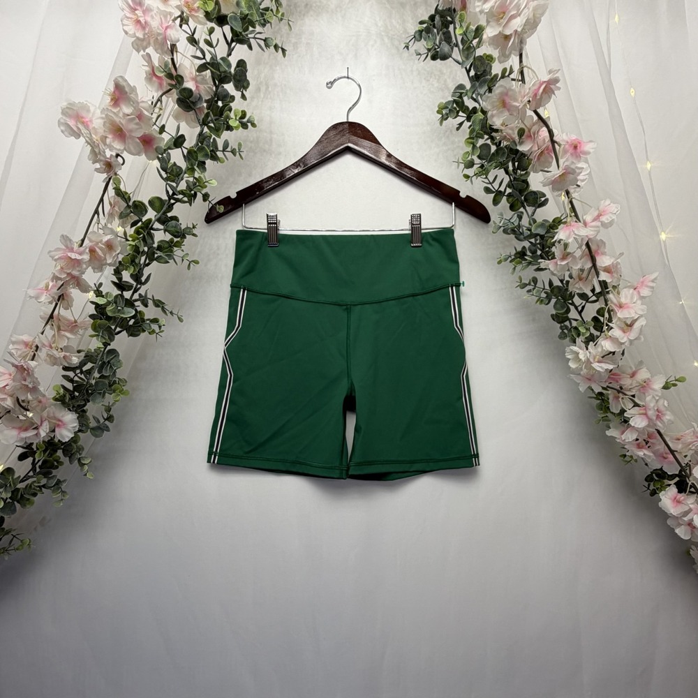 Savage X Fenty Sport Bike Shorts Green Size Medium
